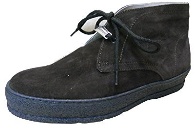 Ammann Herren Winter Schnürstiefel Aspen Dunkelbraun Velourleder Lammfell Futter Curlingsohle Größe 44