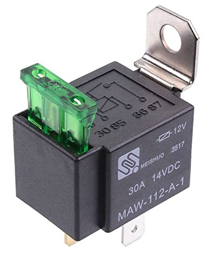 12V Automotive Fused Relay 30A 4-Pin