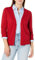 Amazon Essentials Jersey Ligero con Cuello de Pico (Disponible en Tallas Grandes) Mujer, Rojo, XL