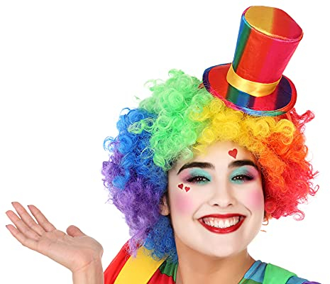 ATOSA 58307 Mini-Hut Clown gestreift, bunt, Única