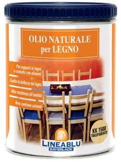 SAYERLACK Olio Naturale per Legno Linea Blu KK 1500 Trasparente