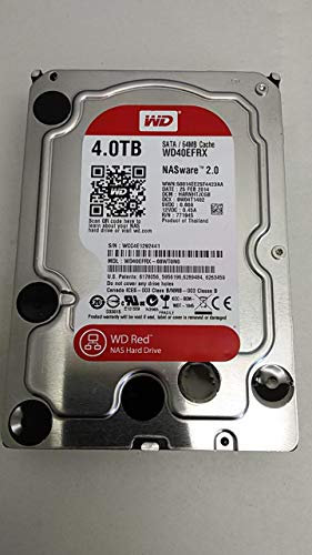 Refurbished Western Digital WD40EFRX WD Red 4TB 3.5 SATA III (6.0Gb/s) Enterprise Hard Drive