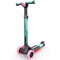 BERG Nexo Foldable Lights LED-Deck Kinderroller | Scooter | Klappbar & Tragbar | LED-Lichteffekte | Sichtbarkeit bei Dunkelheit | Sicher & Stabil | Höhenverstellbar | Für Kinder ab 2 Jahren | Mint
