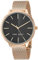 NINE WEST Women's Mesh Bracelet Watch Pink/Black
