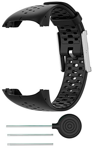 NANUNU Uhr Ersatzarmband, Silikon Ersatzarmband für Polar M400 / M430, Silikonarmband