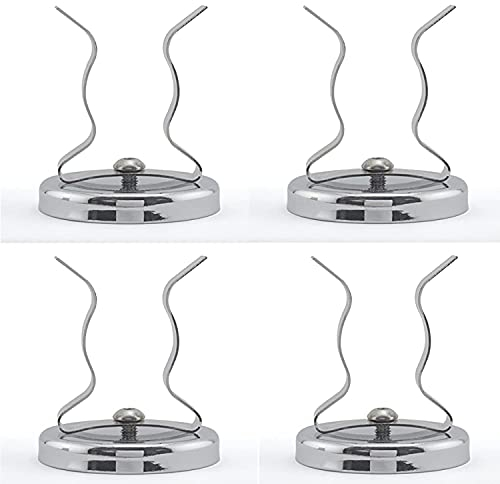 Keyfit Tools Adjustable Magnetic Or Wall Mount (4 pack) Broom Holder For Rake Shovel Tool Mop Garage Storage Hook Clip