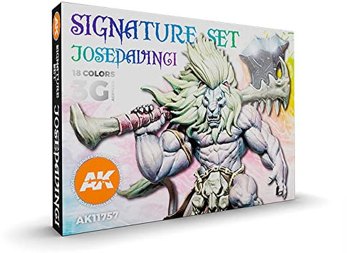 AK Acrylics 3Gen SET AK11757 SIGNATURE SET - JOSEDAVINCI 3G (18x17ml)