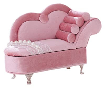 TOYANDONA Kastenkasten Sofa-schmuckkästchen Puppenm?bel Schatzkastenbox. Halskettenhalter Schmuckbehälter Andenken Lagerhalter Sofa- Ohrringe Box. Handyhalter Lagerregal Flanell Reisen Möbel