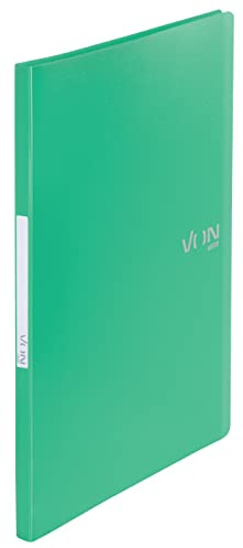 VON Leitz 46690055 Lot de 5 porte-documents A4 avec 30 compartiments en polypropylène pour 60 feuilles - Bac flexible pour l'école, l'étude et la maison - Vert