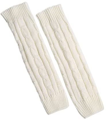 callmo Overknees StüLpen Damen,Stulpen Damen Baumwolle BeinwäRmer Overknee Waden Winter Strick WadenwäRmer