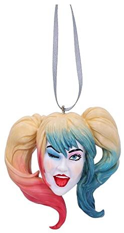 Nemesis Now Offizielles Lizenzprodukt von Harley Quinn, zum Aufhängen, Gelb, 8 cm