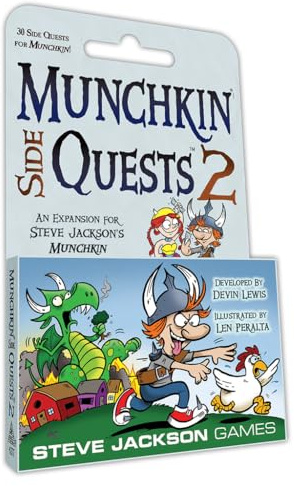 Steve Jackson Games | Munchkin Side Quests 2 | Card Game | English