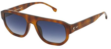 Lozza SL4340 0711 Avana Marron Chiara Lucido Sunglasses Man Acetate, Navigator, 55