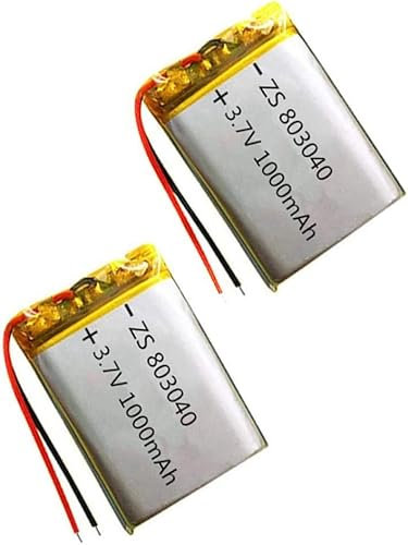 1/2 Pièces 3.7 V 1000 MAh 803040 Batterie Au Lithium Polymère Rechargeable Li-Po ION pour MP4 MP5 GPS Pocket PC Mobile E-Books 1 Pièces.2 Pièces