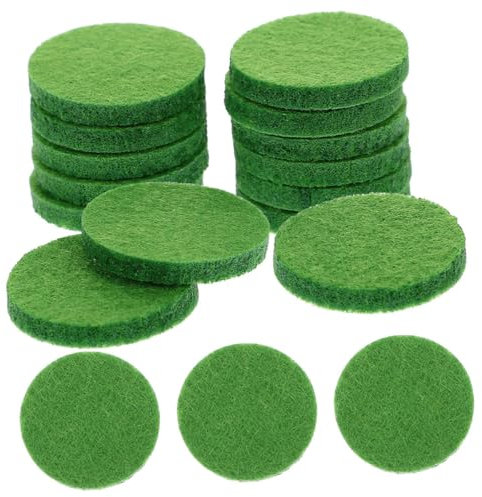 MOLUCKFU 50 Stück Aromatherapie-Pads Aus Baumwolle Mini-diffusor-Pads Öl-Pads Für Duft-diffusor-Halskette Nachfüllpackung Mit Pads Für Diffusor-zubehör
