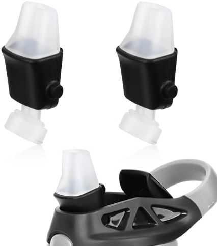 PEUTIER 2 Ersatzausgießer für Contigo, Weiche BPA-Freie Deckel Ersatzteile Silikon-Ersatzmundstück Kompatibel mit Aubrey Kids-Wasserflasche (14oz und 20oz)