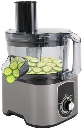 Robot de cocina universal 3 en 1, procesador de frutas, chef profesional, multifuncional, 600 W, máquina de cubitos de verduras, 7 L, picadora, disco de corte actualizado