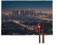Platzsets 6er Set Hitzebeständige Tischsets Los Angeles Skyline Platzsets für Esstisch Rutschfeste Schreibtischschutzmatte Abwischbare Platzsets Schreibtischunterlage für Küche