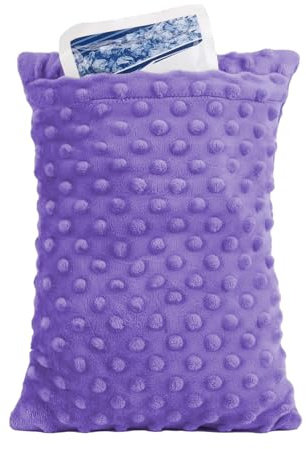 Bauch-OP-Kissen mit Tasche, Hysterektomie-Kissen (lila) | Lumpektomie-Kissen für Frauen, verstellbar, Tasche für Chemo-Anschluss, Hysterektomie, C-Abschnitt, Bauchstraffung