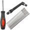 yoivkgo Torx Bit Set Lang, T8-T40, 8 Stück, 200 mm, Griff und Schraubenschlüssel, Elektrische Schraubendreher (Durchschnittsgröße)