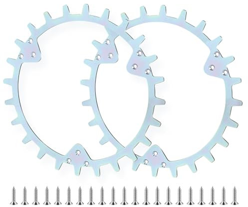 SWAWIS Pointes de Traction pour Tondeuse Robot Husq/varna Ø 252mm avec 21 Vis, Robotic Lawnmower Spikes for Hus/qvarna Automower330/440/420/435XAWD/430X/435X/450X, Amélioration de Traction