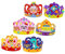 Abaodam 6 Sätze Kronenhut geburtstagshut bausatz Materialien zur Herstellung von Geburtstagshüten geburtstagskrone birthday crown Geburtstagskronenset selber machen DIY Vlieskrone