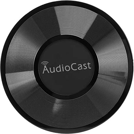 Swiixxer Audiocast M5 Adaptador DLNA Airplay WiFi InaláMbrico MúSica Audio Streamer Receptor Audio MúSica Altavoz para Transmisiones de Habitaciones