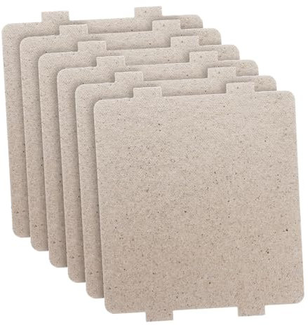 HOMOBABE 6piezas Cubiertas De Guía De Microondas Repuestos De Mica Para Hornos Microondas Accesorios De Reparación y Suministros De Cocina
