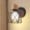 UUE Wandleuchte Innen verstellbar, Wandlampe aus Holz & Metall mit E27-Fassung (ohne Leuchtmittel), dimmbar für Wohnzimmer, Schlafzimmer, Flur