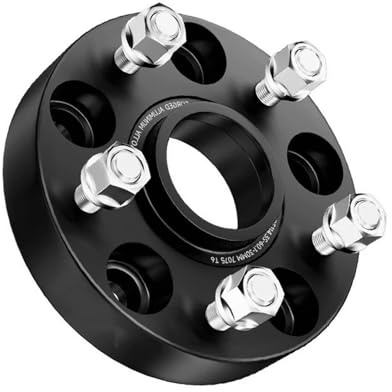 Spurplatten Für Chevrolet Für Corvette C8 2020-2024 2 Stücke T6-7075 Geschmiedet Aluminium Legierung Rad Spacer Adapter Spurverbreiterungen(2Pcs Spacer 20mm-BK)