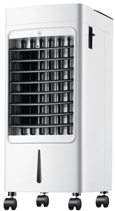 Condizionatore portatile, Ventilatore CA portatile, caldo/freddo, 3 velocità, oscillazione, timer 7 ore, serbatoio da 5 litri