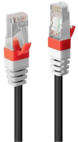 LINDY 45361 0.3m Cat.6A S/FTP LSZH Netzwerkkabel, schwarz
