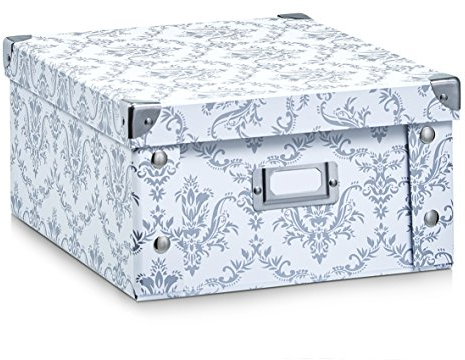 Zeller Present Vintage Storage Box, White