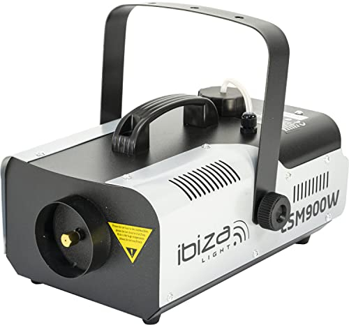 Ibiza - LSM900W Machine à fumée sans fil DMX 900 W Gris