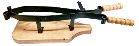 PORTA PROSCIUTTO IN LEGNO CON CHIODI IN METALLO FERMA PROSCIUTTO FERR 65894