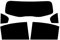 PSSC Pre Cut Rear Car Window Films for Mercedes A Class 5 Door Hatch 2012 to 2017 35% Medium Tint