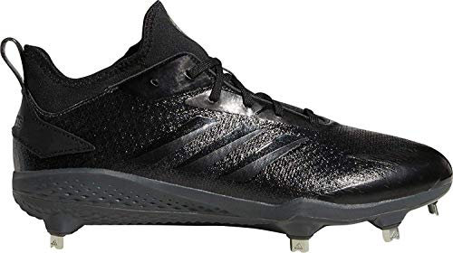 adidas Men's Adizero Afterburner V Dipped Metal Baseball Cleats (9, Black)