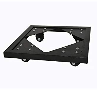 Casaflora Outdoor-Pflanzroller quadratisch: 52x52x6 cm (belastbar bis 300 kg) -passend für Kübel von eastwest