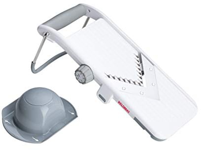 Riess Kelomat, 1681-247, V-Hobel SUPER, KELOMAT KÜCHENHELFER, Kunststoff, für Scheiben- und Julienne-Schnitt, Einstellung der Dicke