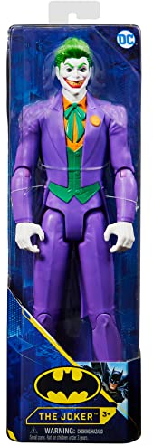 DC Batman - Joker Figura 30 Cm Comics - Joker Muñeco 30 Cm Articulado - 6060344 - Juguete Niños 3 Años +