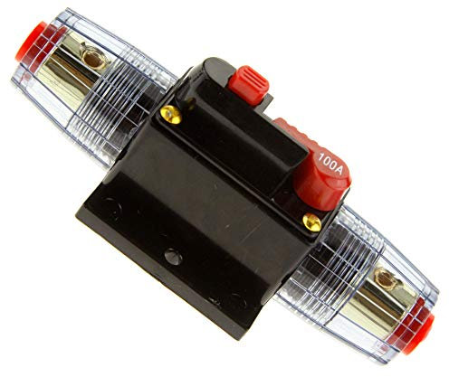 The Lord of the Tools Disjoncteur audio de voiture 12–24 V CC 100 A avec porte-fusible