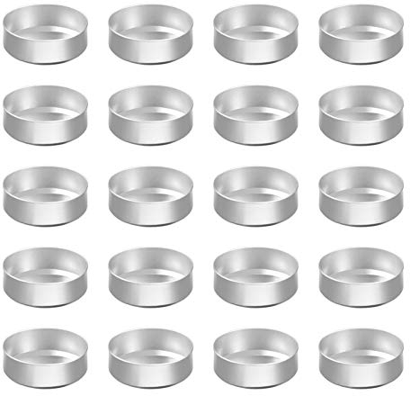 200 Unidades de Plata de Aluminio Tetera Recipiente para Hacer Velas Perfumadas para Hacer Velas DIY
