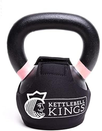 SPECIFIC TO KETTLEBELL KINGS PRODUCTS - Powder Coat Kettlebell Wrap - KG - Floor Protector Kettlebell Cover With 3mm Neoprene Sleeve for Gym or Home Fitness Kettlebell Protection (48KG)