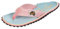 Gumbies Originals Damen - Flip Flops aus recycten Materialien - Profilierte Sohle aus recycten AutPneumaten, weiches Fußbett aus Canvas-Baumwolle, bequeme Zehsteg, Geco, 38 EU