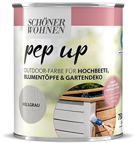 Pep up Outdoor-Farbe shabby vintage (Hellgrau)