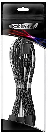 CableMod PRO ModMesh 12VHPWR auf 3X PCI-e Kabel - 45cm, schwarz/weiß