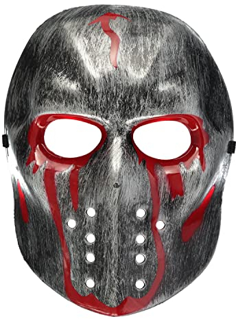 Amscan 9918085 Bloody Killer Mask Halloween Karneval Fancy Dress Accessory