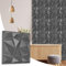 NOVECRAFTO Diamond Effect 3D Wall Panels - 20 Sheets Covering 5 sqm | 53.82 sqf Interior Cladding Panels Set | 3D Wall Tiles Diamond Design in Matte Grey Silver - Each Panel Size 19.6 x 19.6