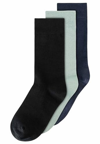 Mela - Socken 3er Pack Basic | Nachhaltig mit Fairtrade Cotton, GOTS & Grüner Knopf Zertifizierung