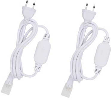 BENLUN 2 Enchufe UE, Incluye Rectificador AC 200V-240V a DC 230V, Sólo para uso Tira de LED COB 288LEDs/m 10mm X 6mm 20 Metros 200W